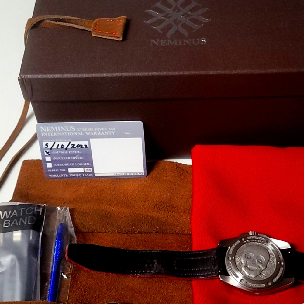 Neinus Xtreme Diver 300 Salvage Automatic Watch, 44mm, Sapphire.